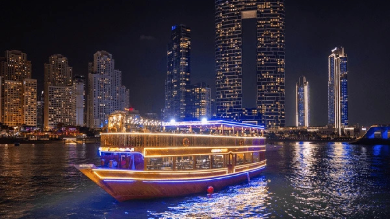 Doha: Sunset Dhow Boat Cruise with Skyline Views