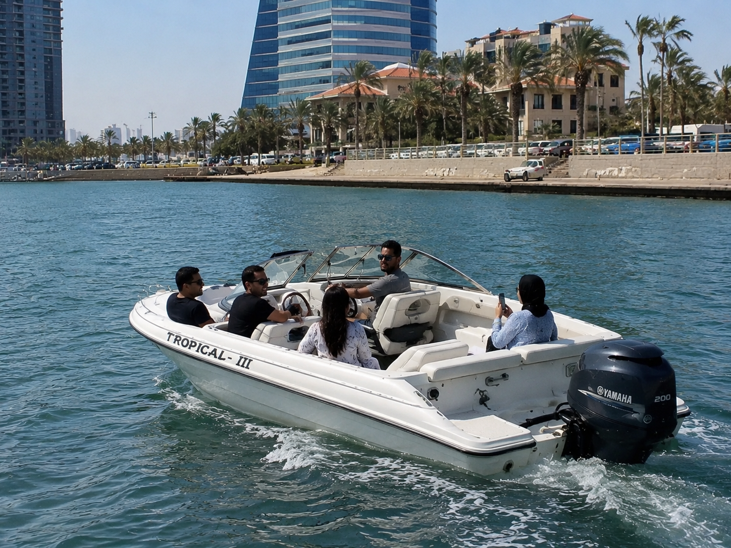 Jeddah: Private Speedboat Ride on the Red Sea 3