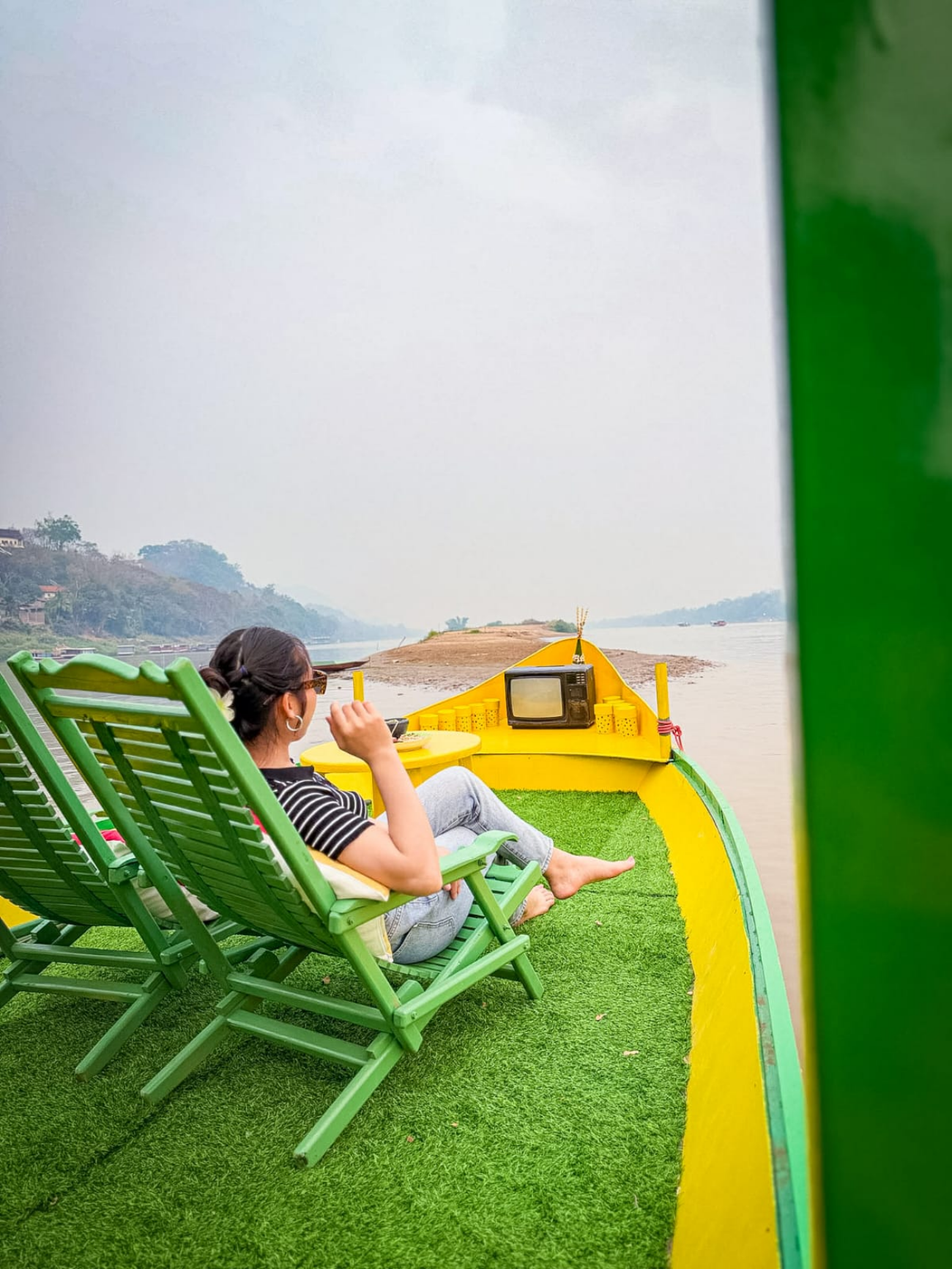 Luang Prabang: Two-River Sunset Cruise, Lao Food & Drink
