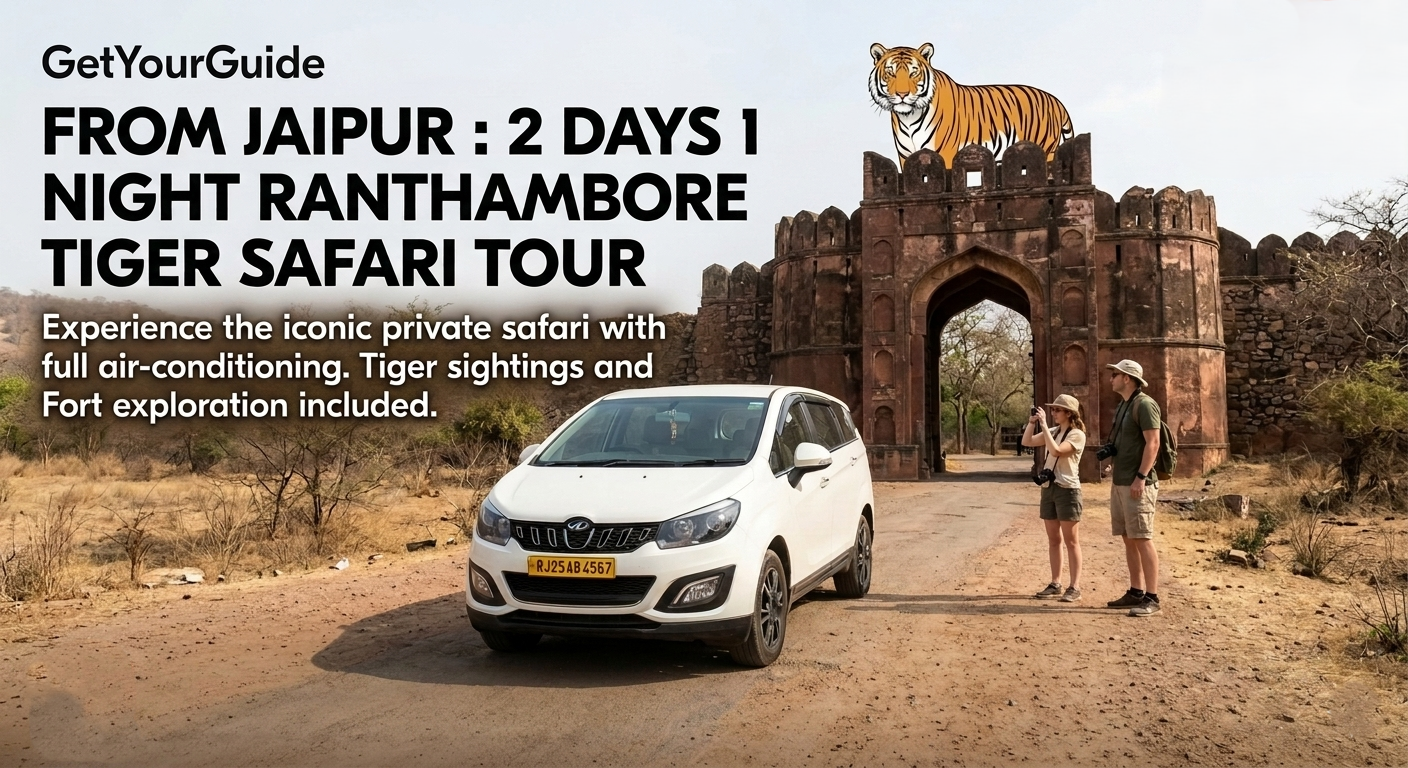 From Jaipur : 2 Days 1 Night Ranthambore Tiger Safari Tour 2