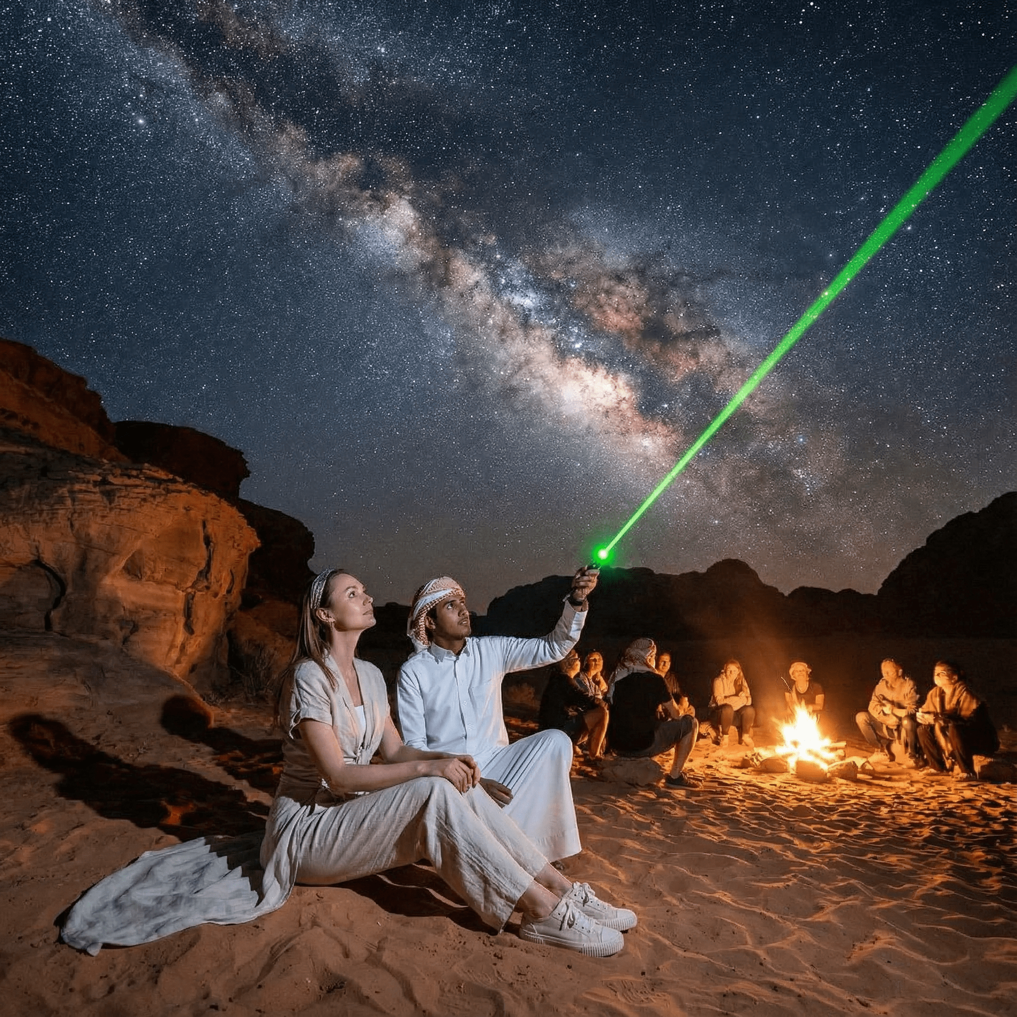 Stars & Sand: Wadi Rum Jeep, Overnight, Stargazing Education 3