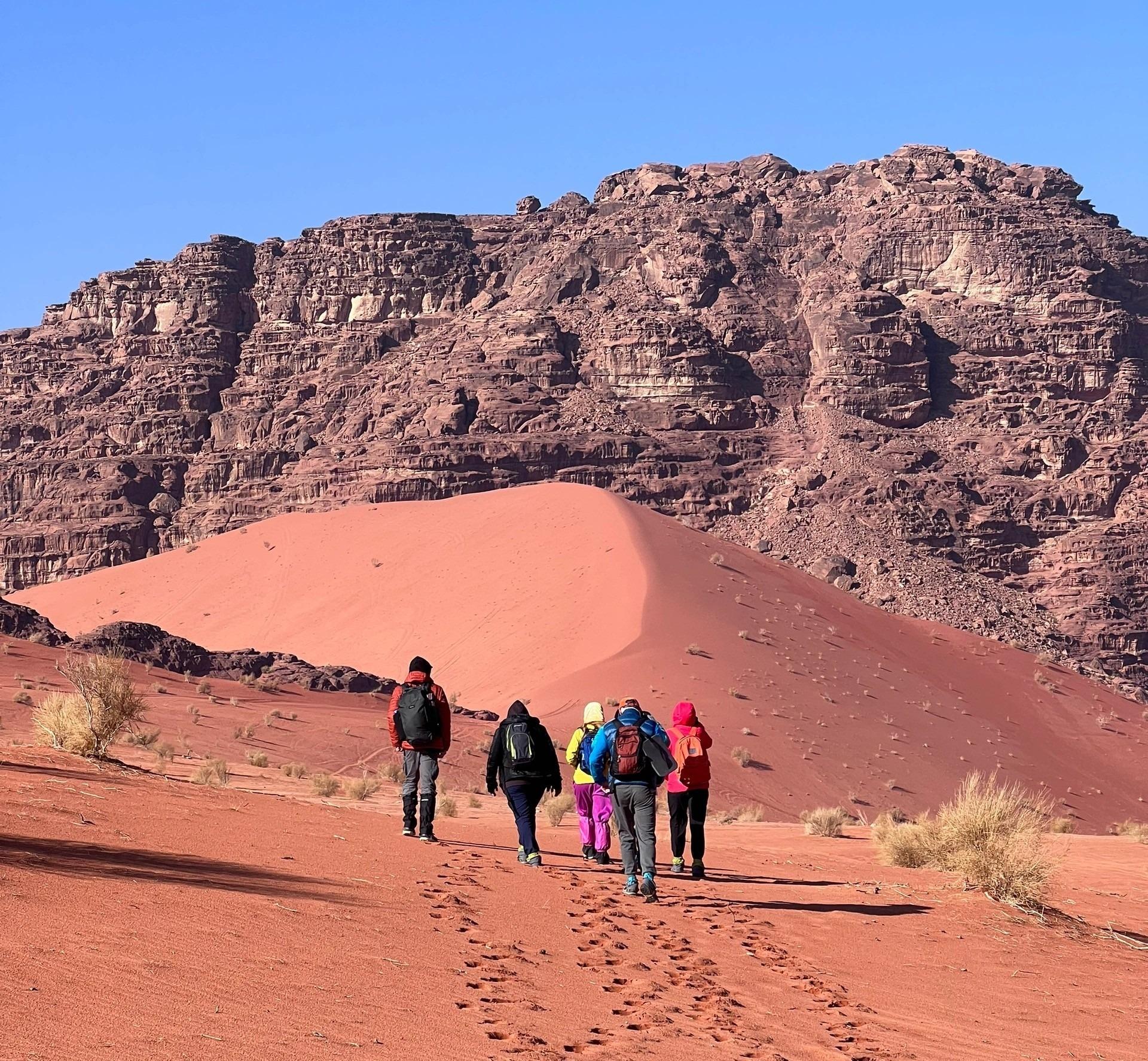 Wadi Rum: Half-day 4x4 Tour with Sandboarding and Canyons