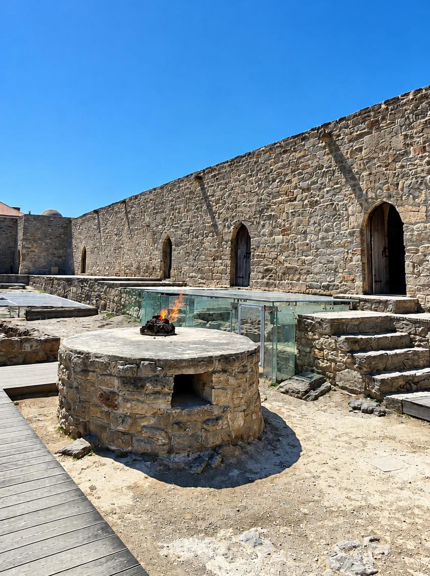 Baku: Gobustan, Ateshgah, and Yanar Dag Private Tour
