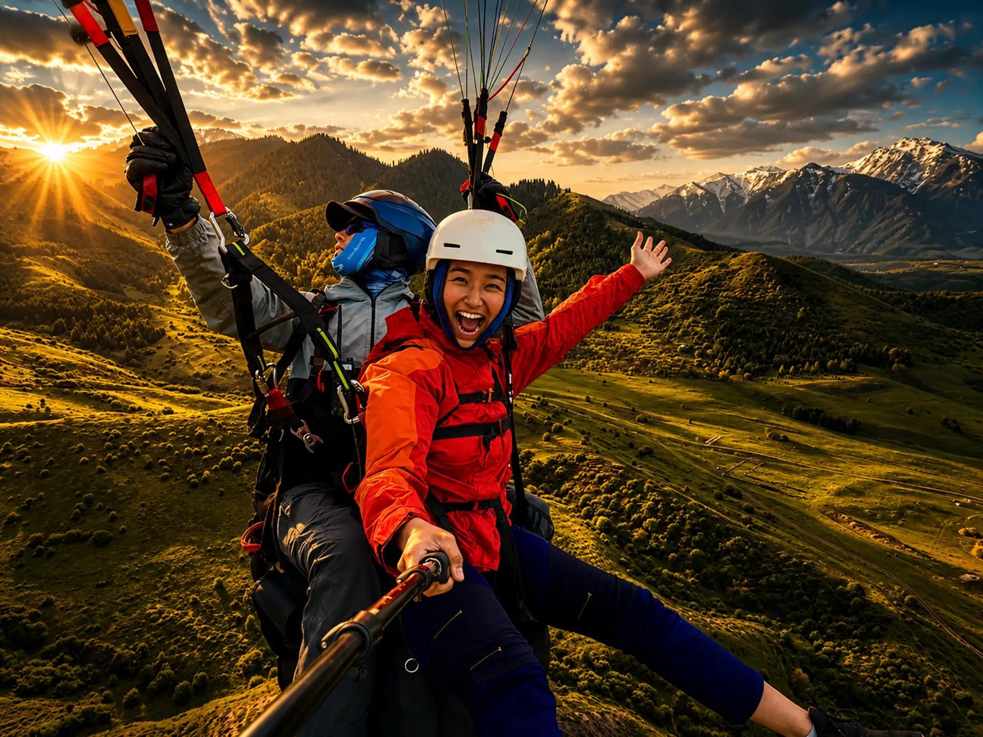 Rizal: Tandem Paragliding with Laguna Lake Views with Video