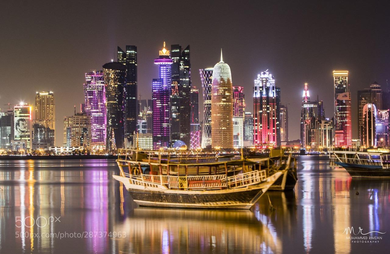 Doha-QATAR All Inclusive Night city tour with Dhow boat . 2