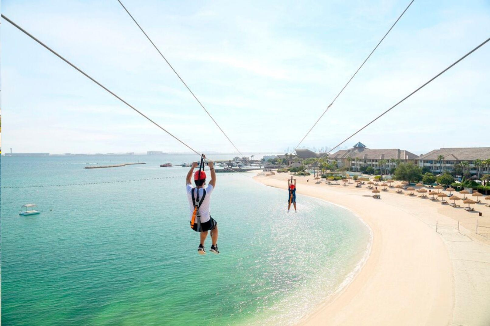Skyline Soar: Guided Zipline Adventure Over Qatar 2