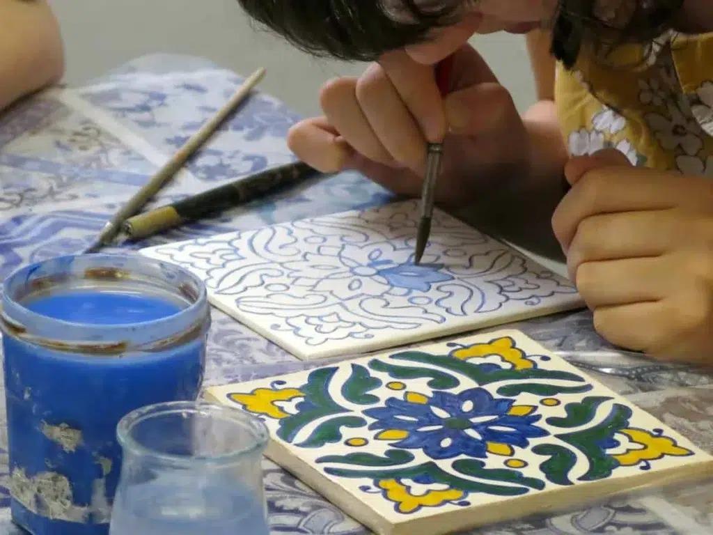 Khiva: Hand-Painted Ceramic Tile Workshop with a Local Master — guided tour in Khiva