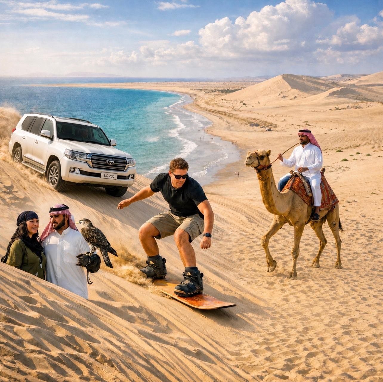 Doha:4x4 Desert Safari Adventure & Inland Sea/All Activities 2