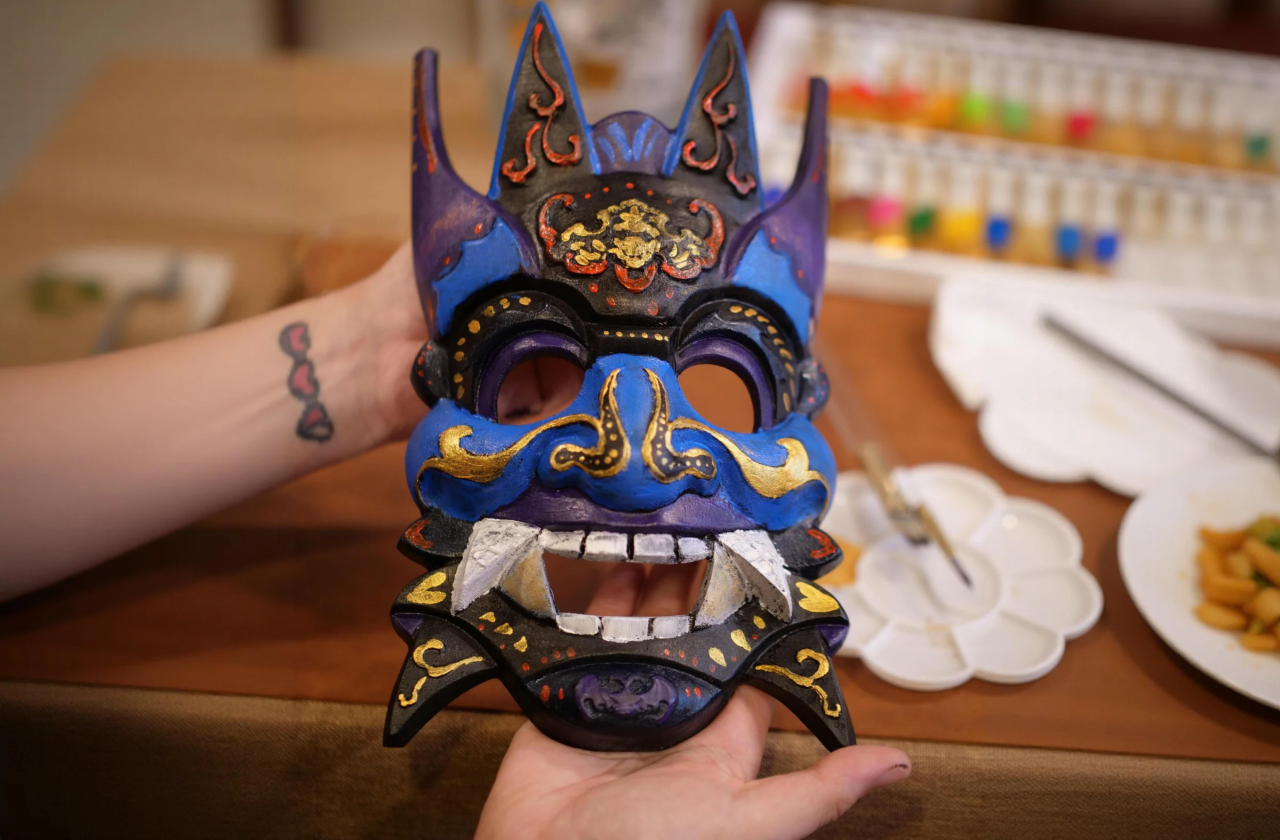 Beijing: Chinese Mask Painting Experience (Nuo Mask) 3