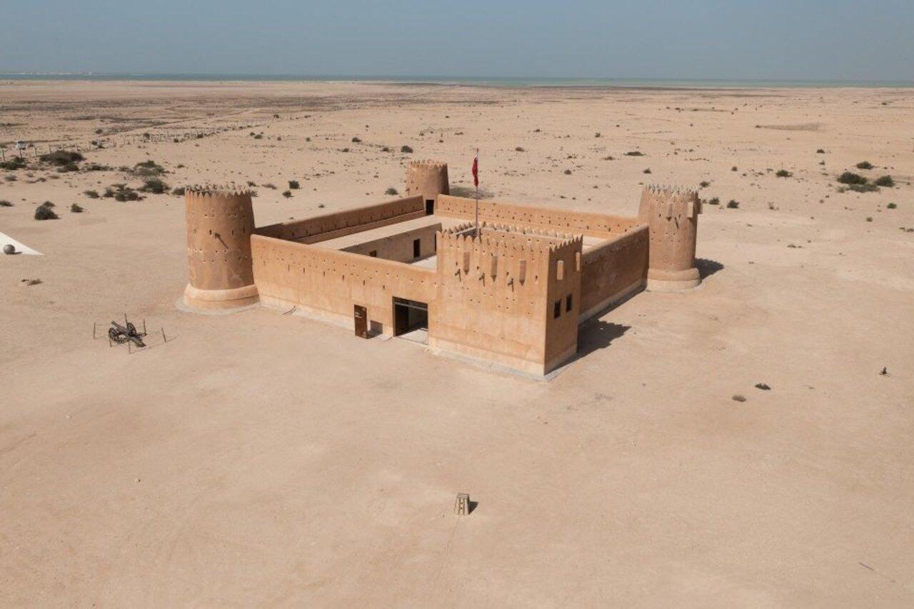 Doha-Qatar North Tour, Zubara Fort, Mangroves, purple island 2