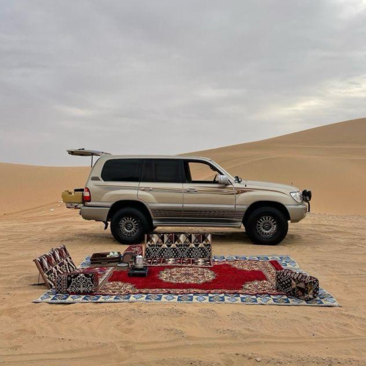 Qatar Desert Safari from Doha: 4x4 Adventure & Majlis Setup 3