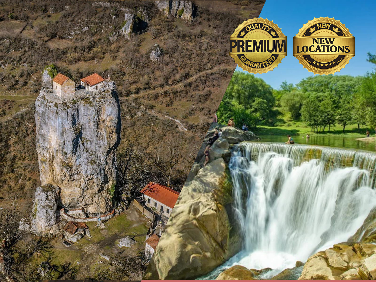 Kutaisi: Navenakhevi, Dzevri, Katskhi Pillar & 2 Waterfalls