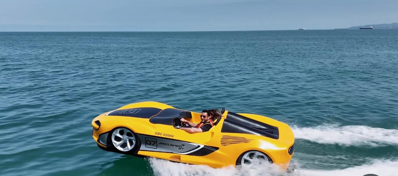 Batumi: Private, Delightful Car boat Ride at Black Sea 3