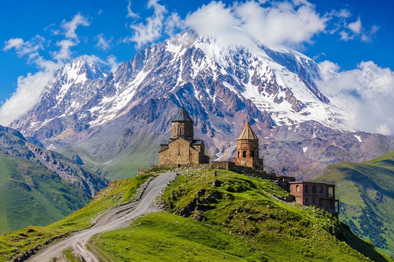 From Tbilisi: Kazbegi Private Day Tour with Hotel Pickup