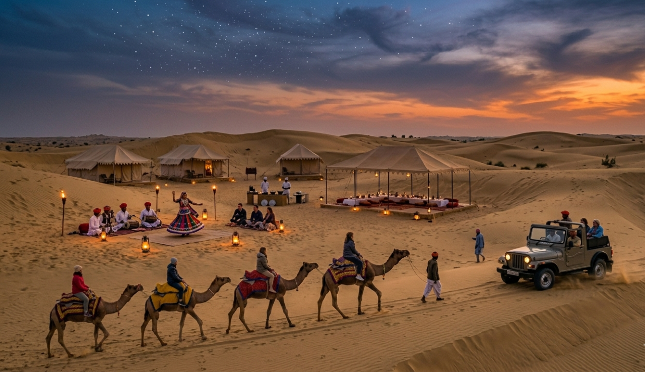 Jaipur: 3 Days Jaisalmer & Jaipur Sightseeing Tour