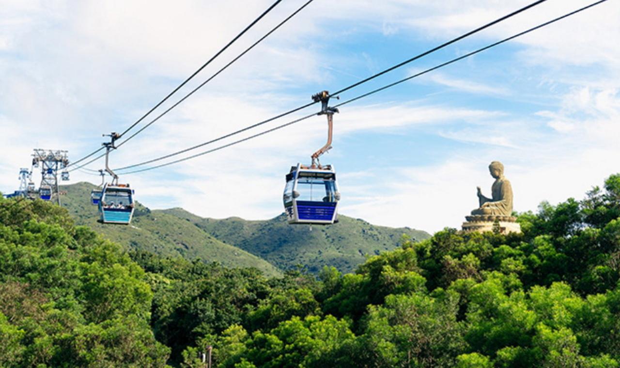 Ngong Ping 360 cable car fast lane ticket with hotel pick up 2