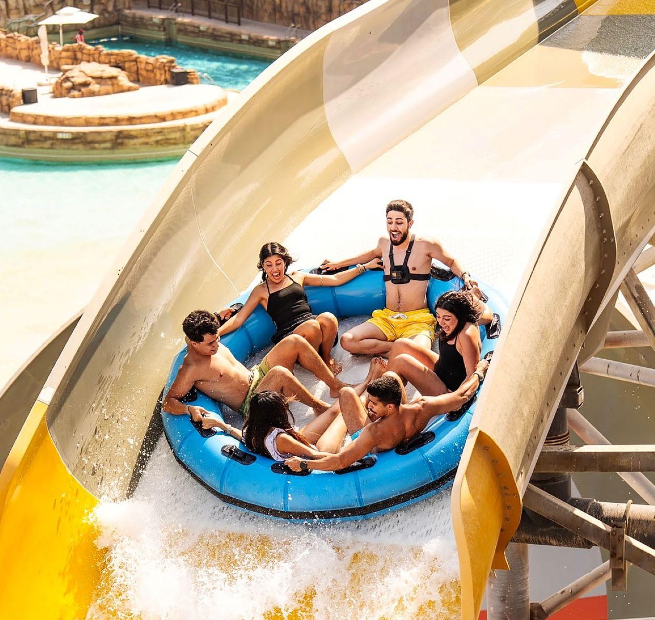 Doha: Group Trip to Meryal Waterpark with Entry & Transfers