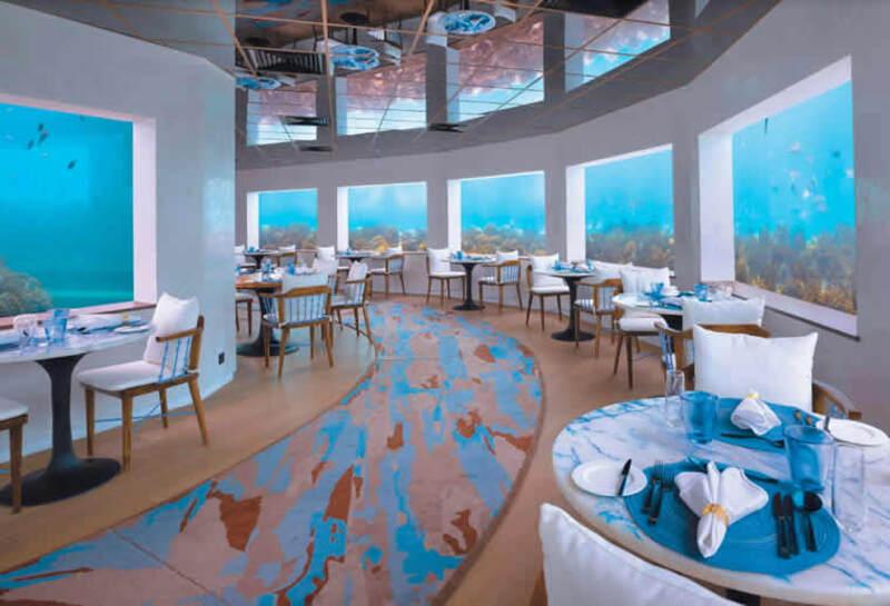 Maldives Underwater Restaurant Dining Experience 2