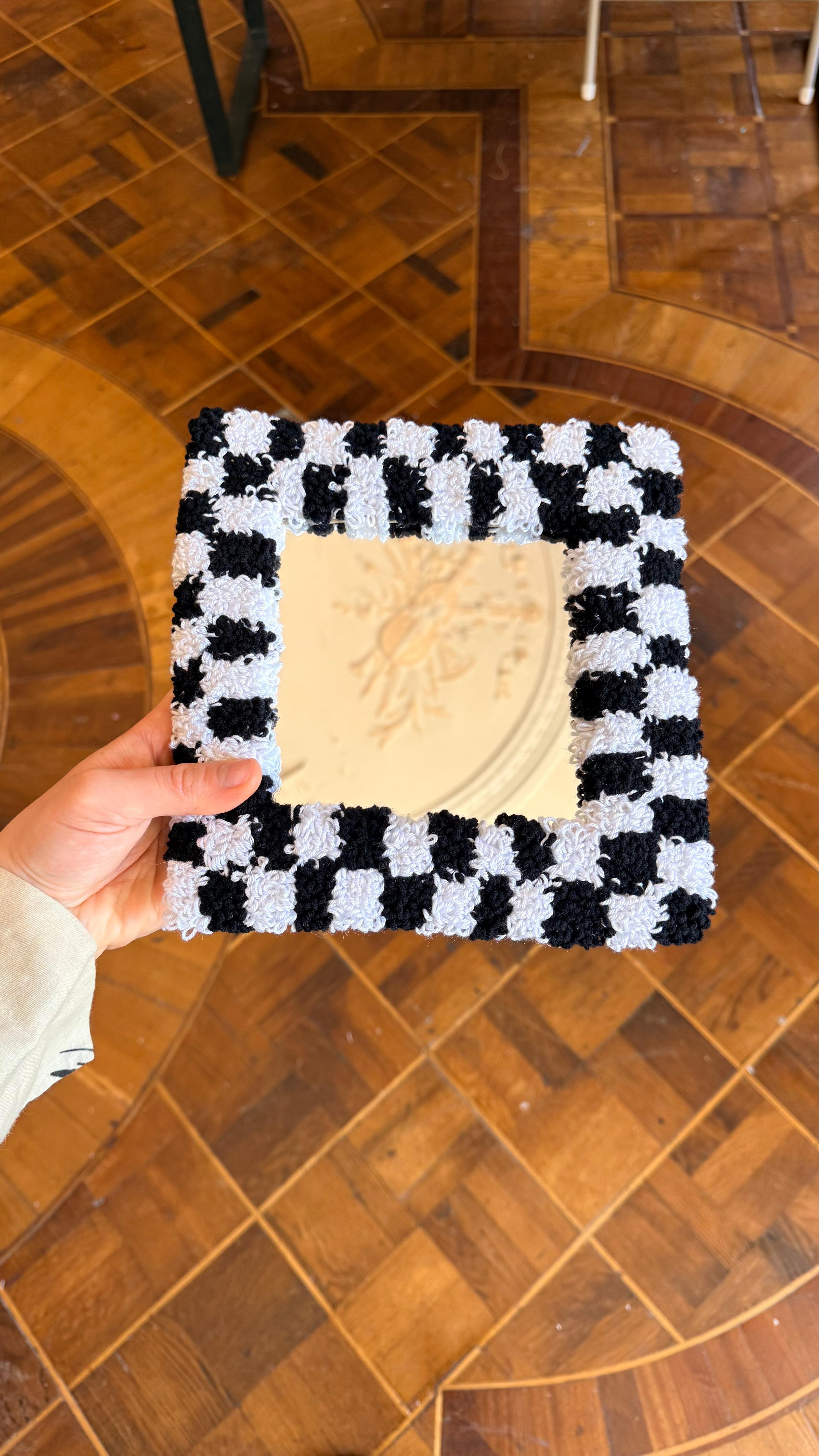 Create Your Own Punch Needle Mirror in Baku 3