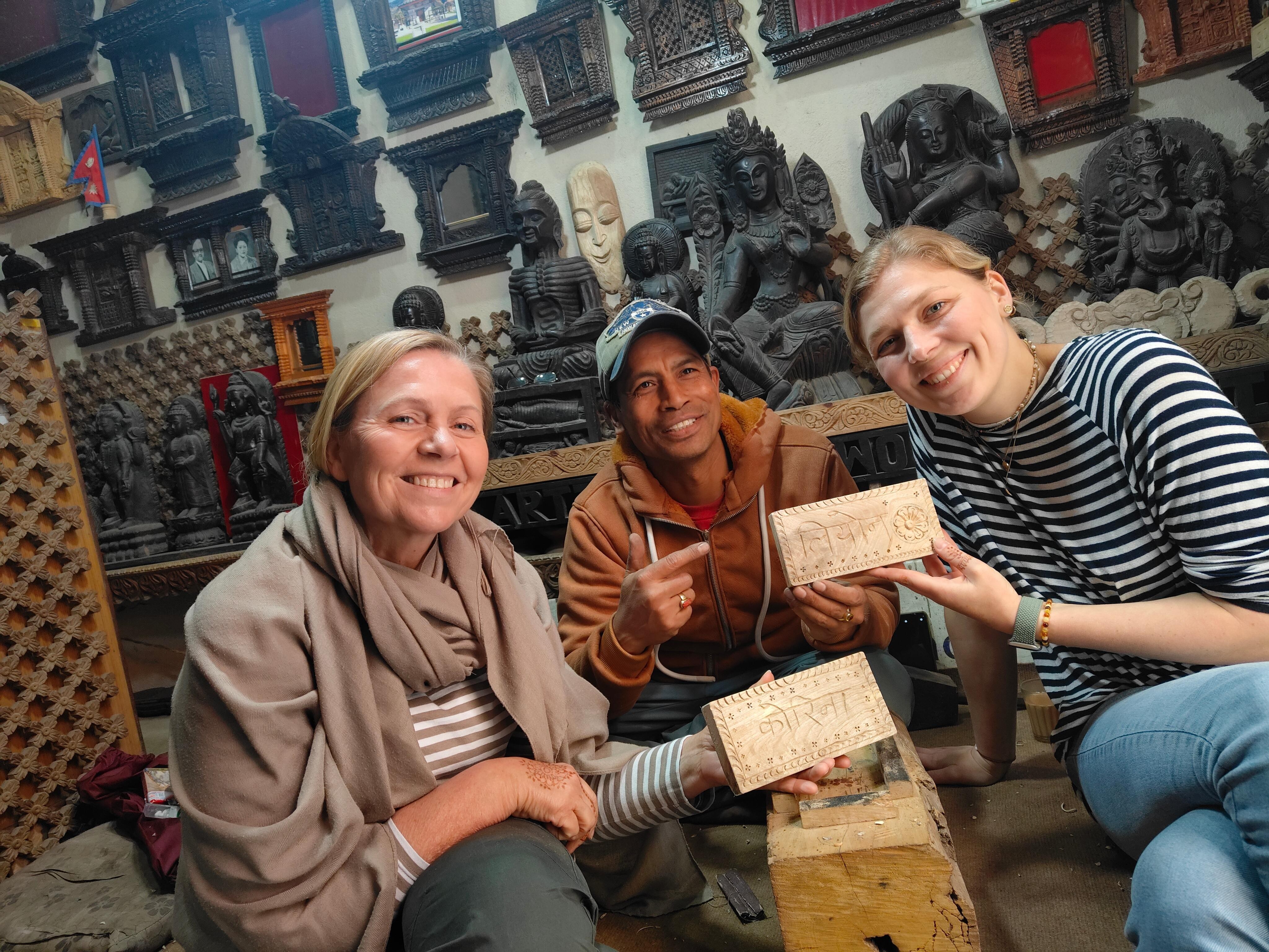 Kathmandu Culture: Wood Carving, Ason Market Culinary Walk