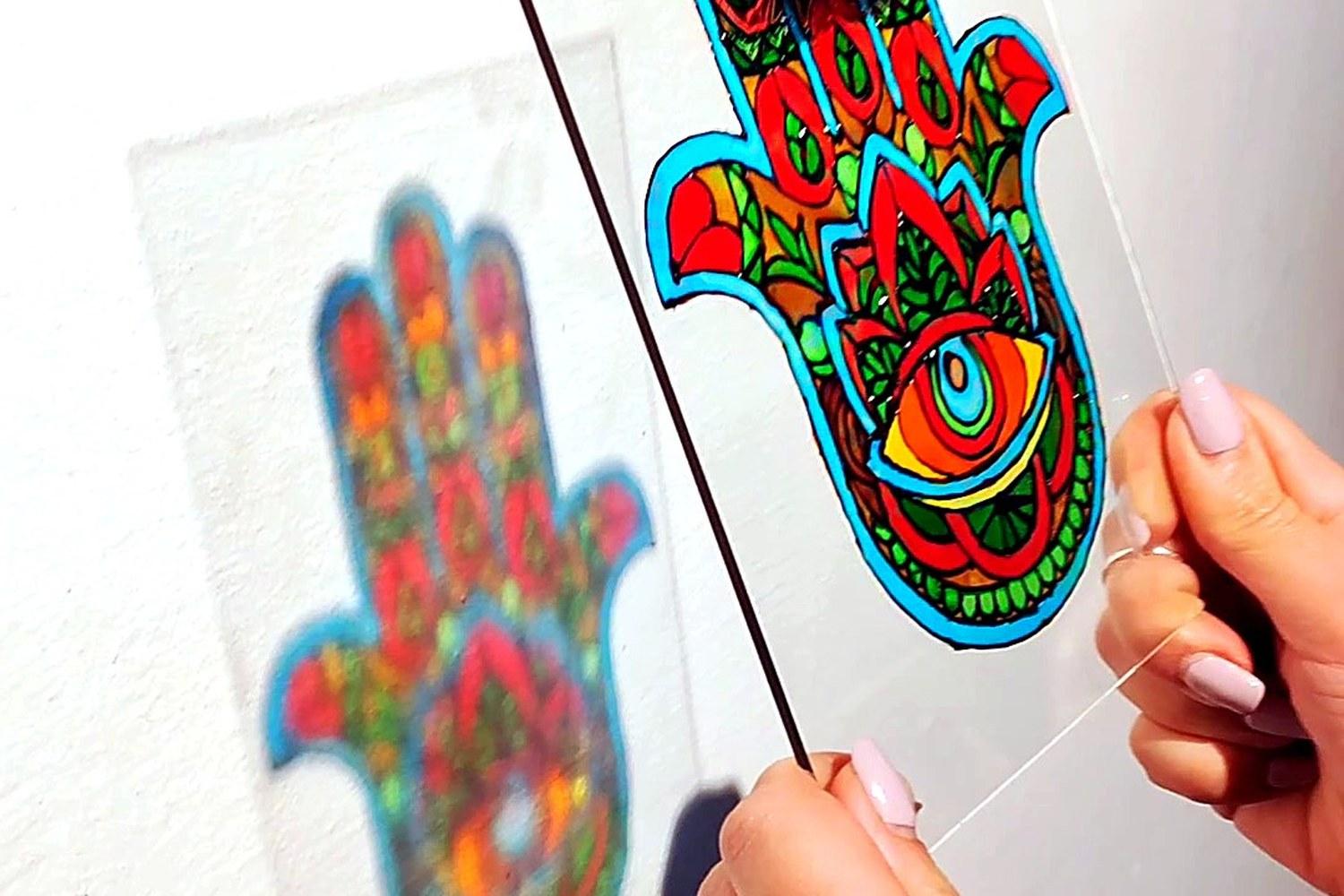 Amman: Glass Painting Workshop with Snacks and Drinks 2