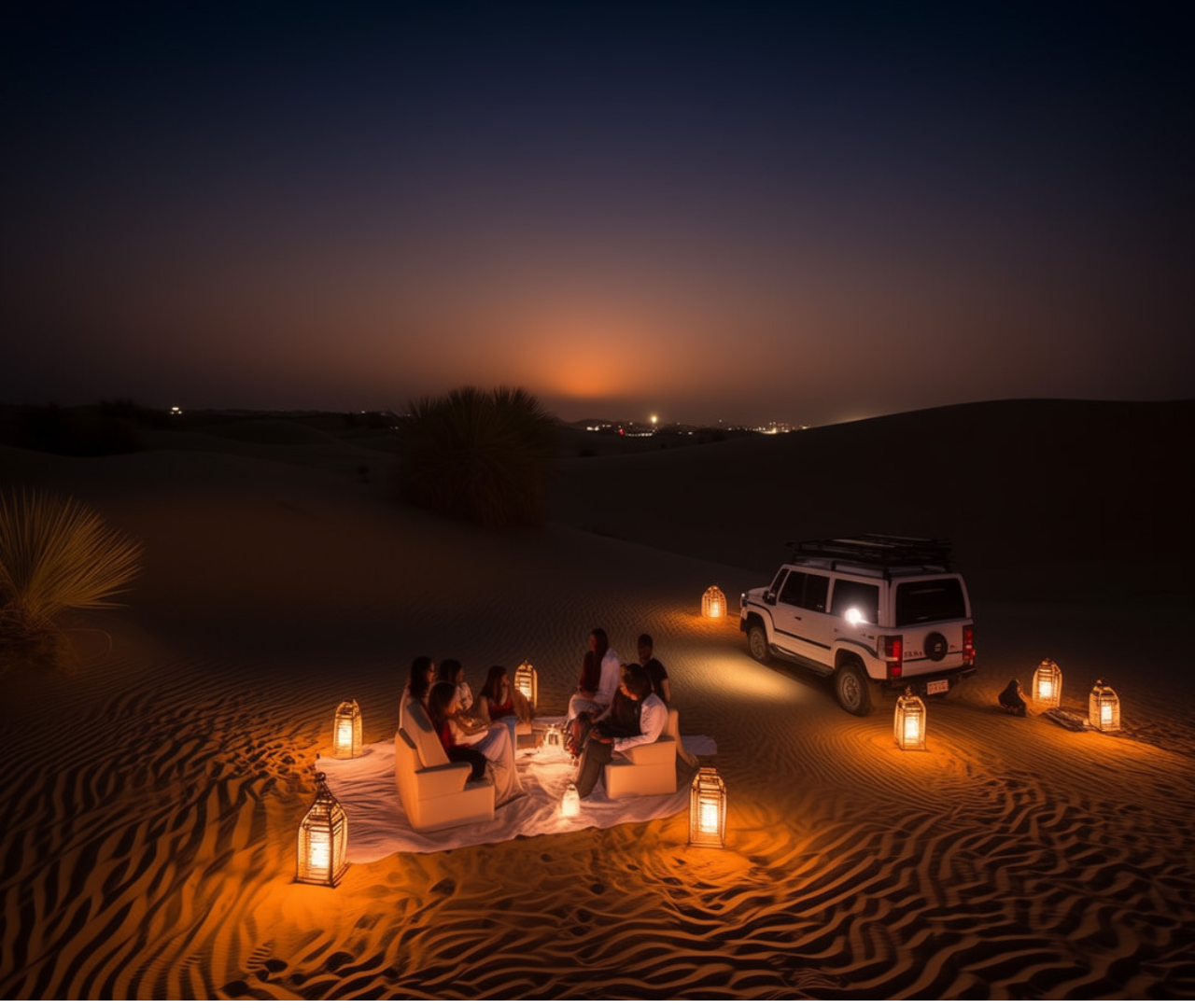Doha: Night Desert Safari with Stargazing, and Sunrise tour