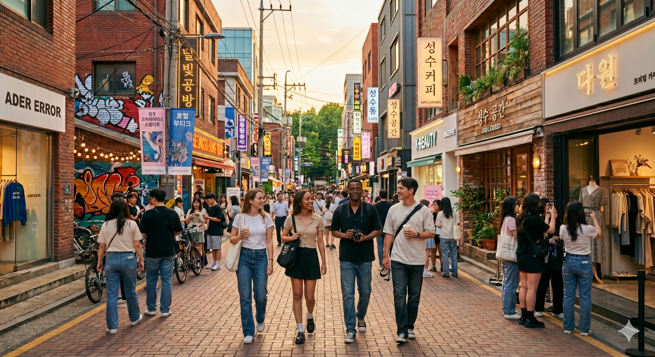 Seongsu-dong Korean Culture, K-Pop and Café Tour in Seoul