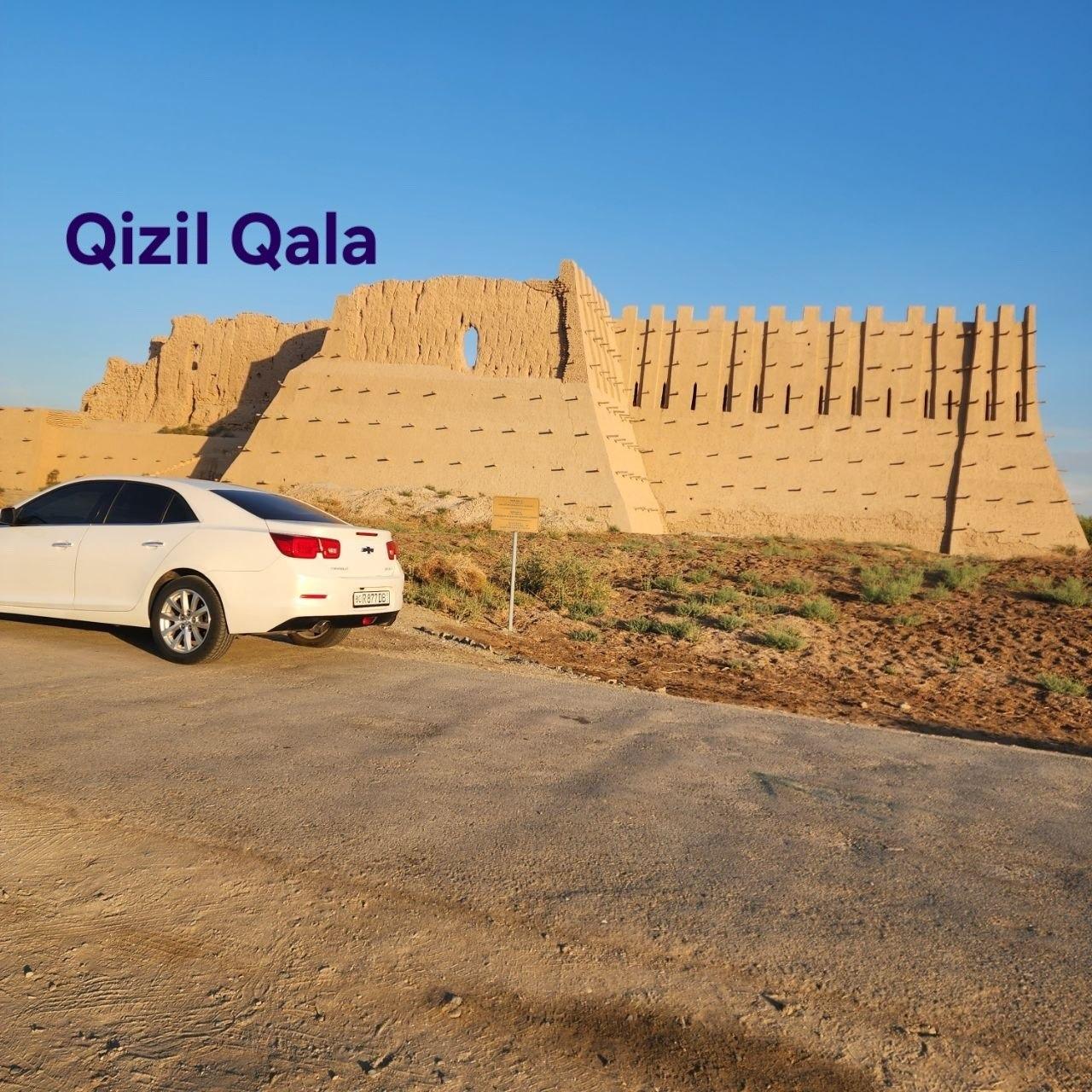 Bukhara to Khiva VIP Transfer via 3 Fortresses and a Lake