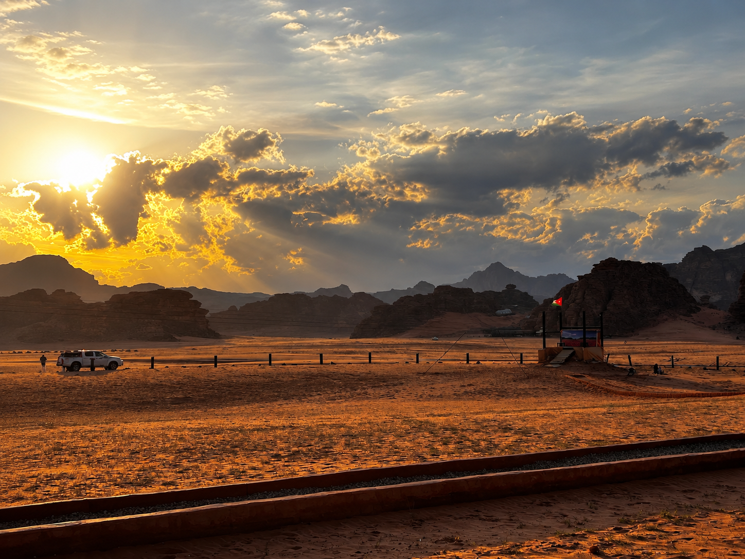 Zipline & Desert Jeep Adventure with a tea stop in Wadi Rum 3