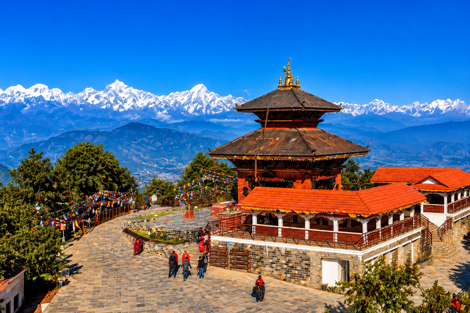 From Kathmandu: Chandragiri Hills to Champadevi Hike Tour