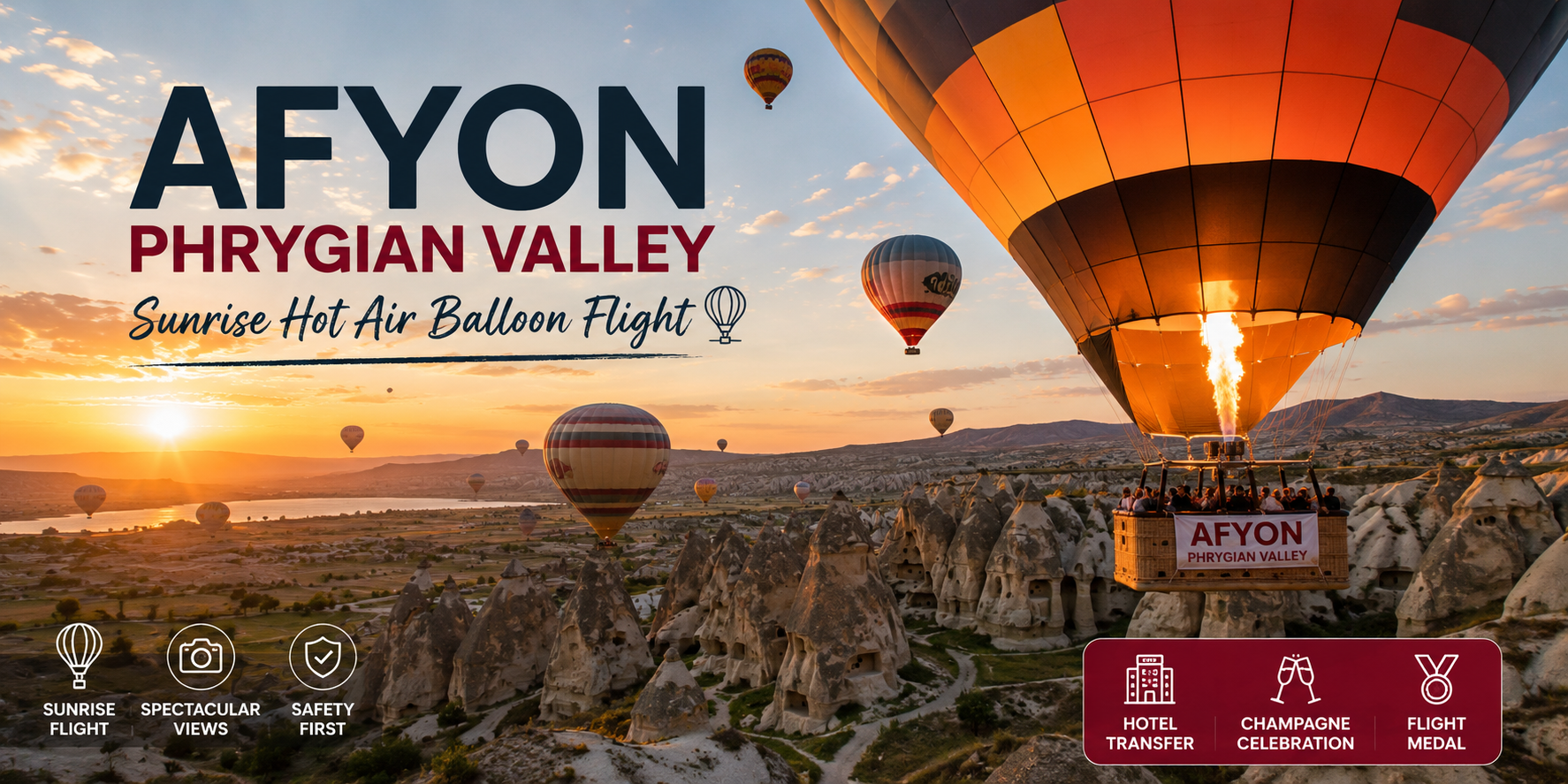 Afyon: Phrygian Valley Sunrise Hot Air Balloon Ride