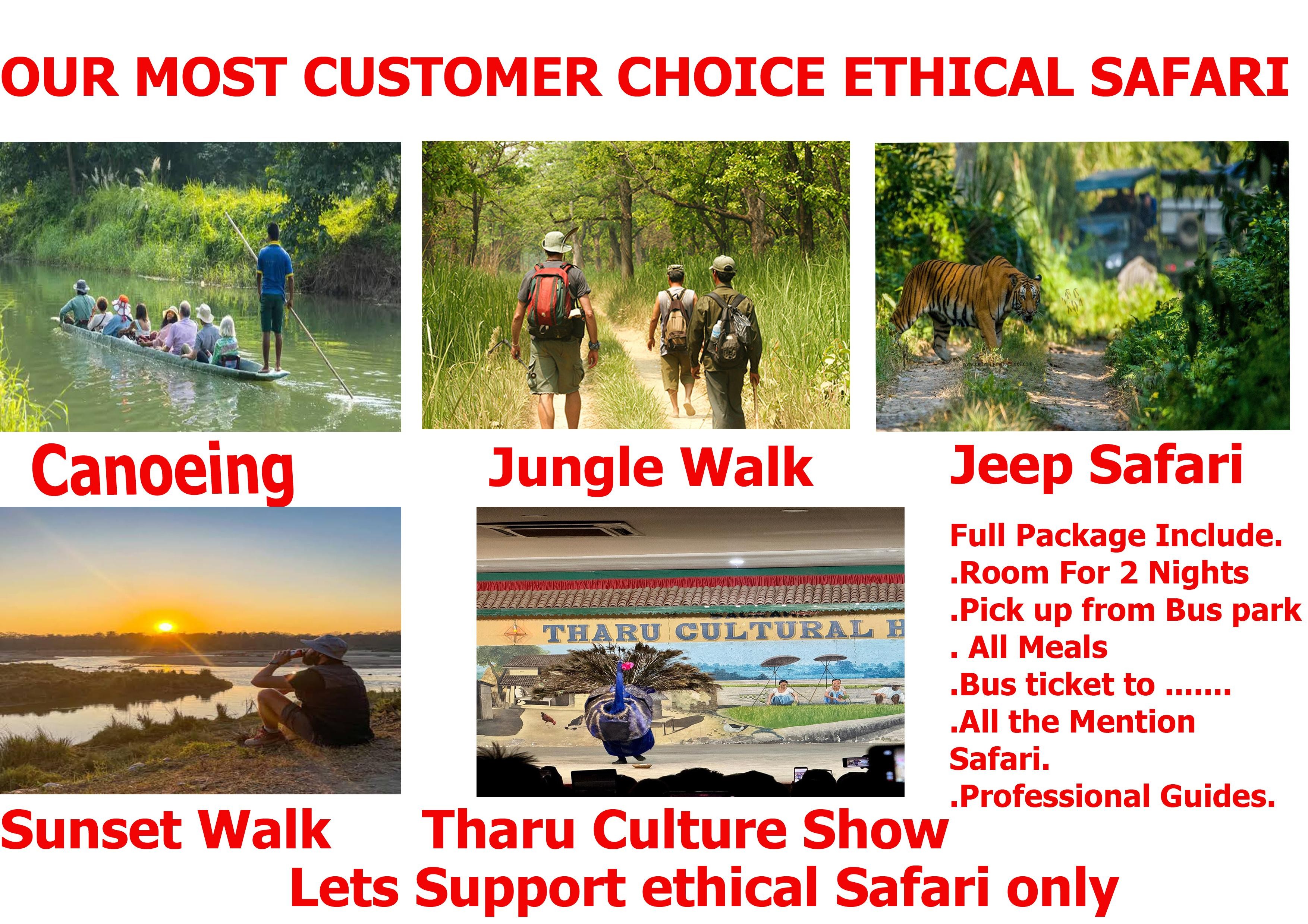 Chitwan: 2 NIGHTS 3 DAYS FULL SAFARI PACKAGE ALL INCLUSIVE