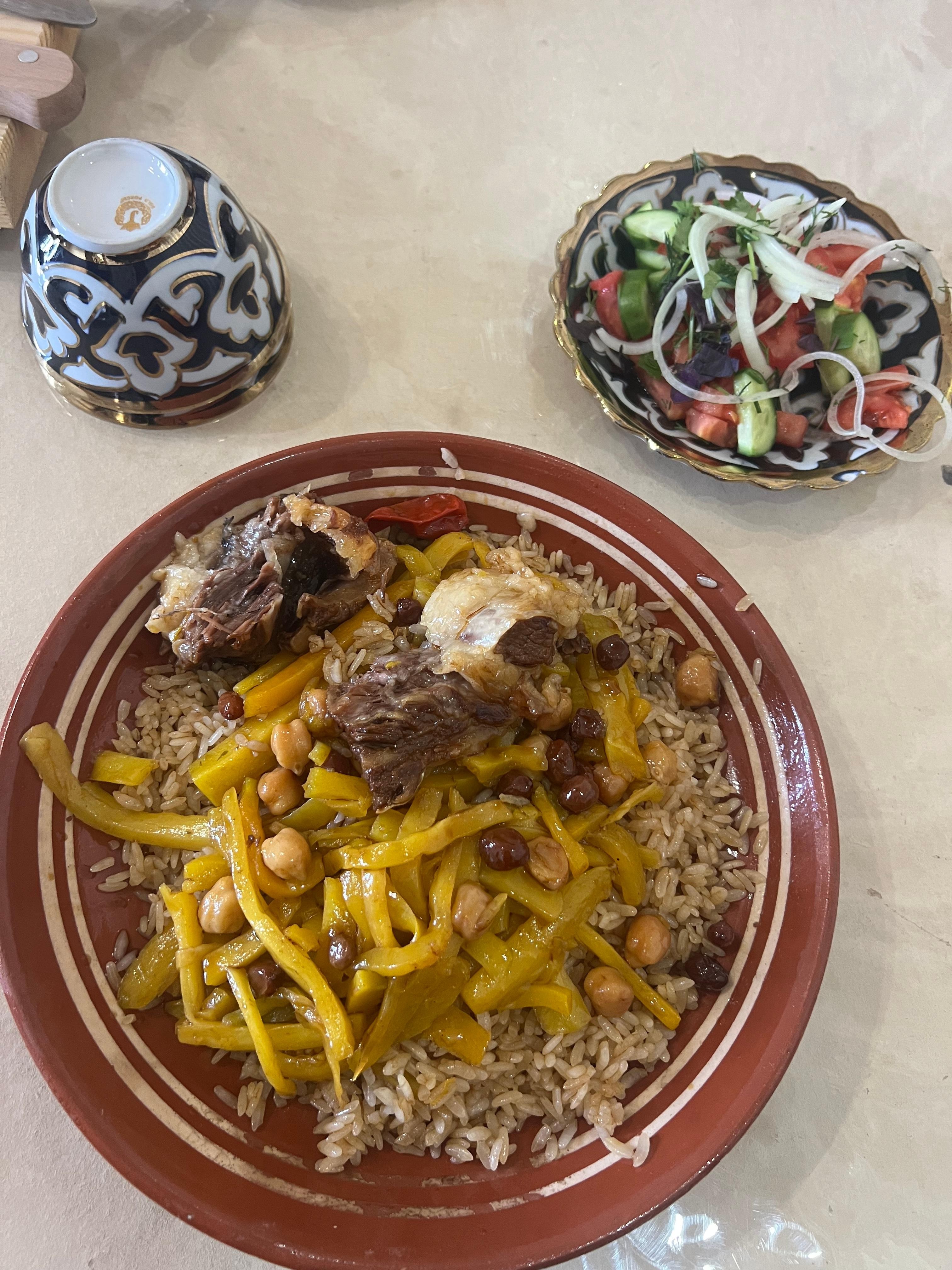 Samarkand: Village Cooking Class Lunch with Local Family