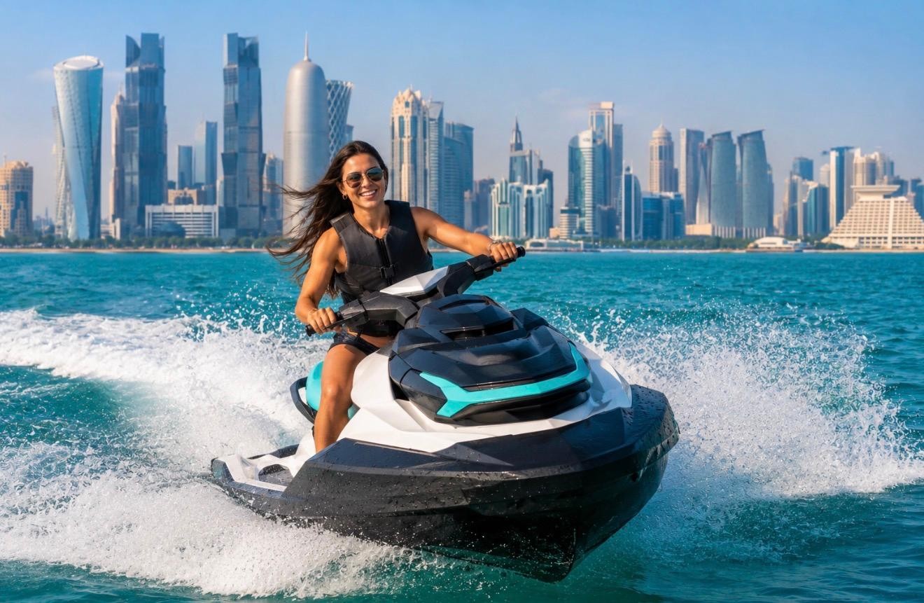 Doha: Fast Arabian Gulf Jet Ski Ride with Skyline Views 3