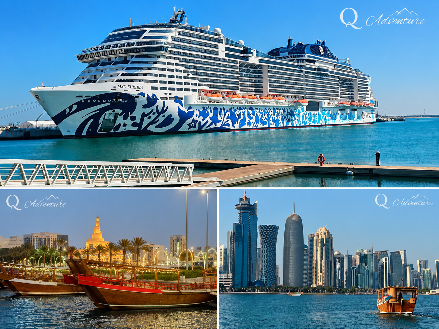 Mein Schiff Passenger: Exploration of Doha & Dhow Boat Ride