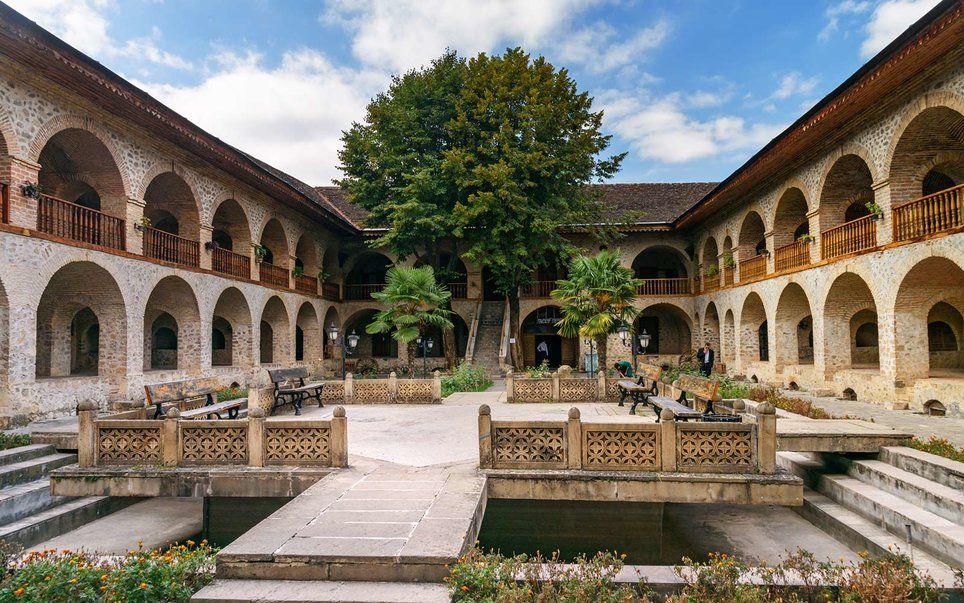 From Baku: Local Culture Day Trip to Sheki & Kish Village