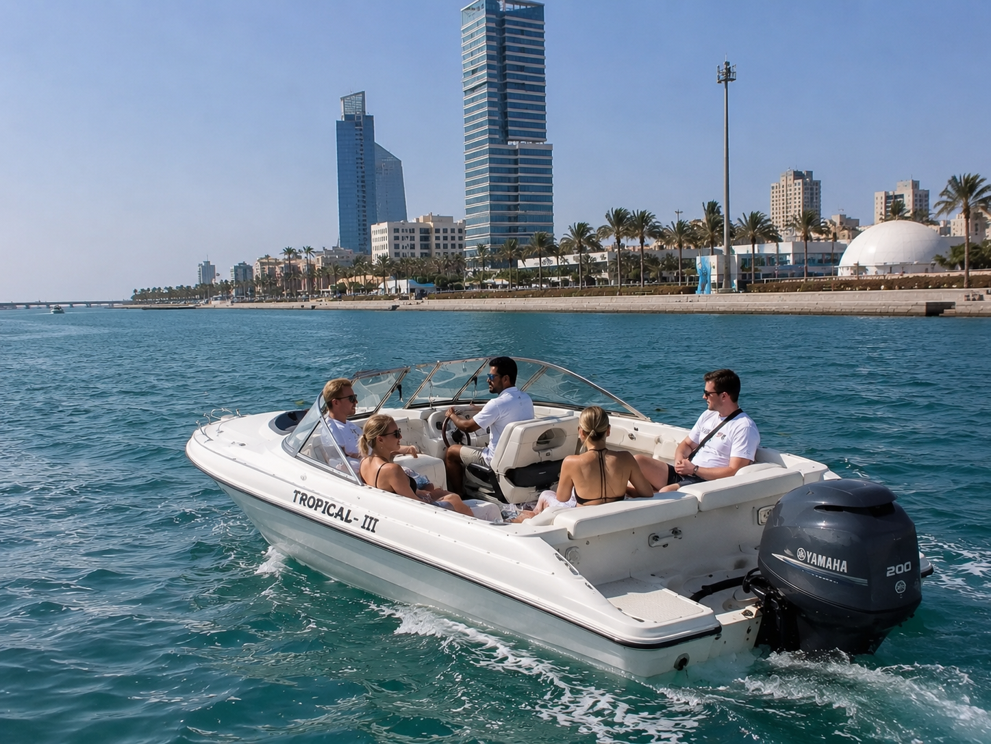 Jeddah: Private Speedboat Ride on the Red Sea 2