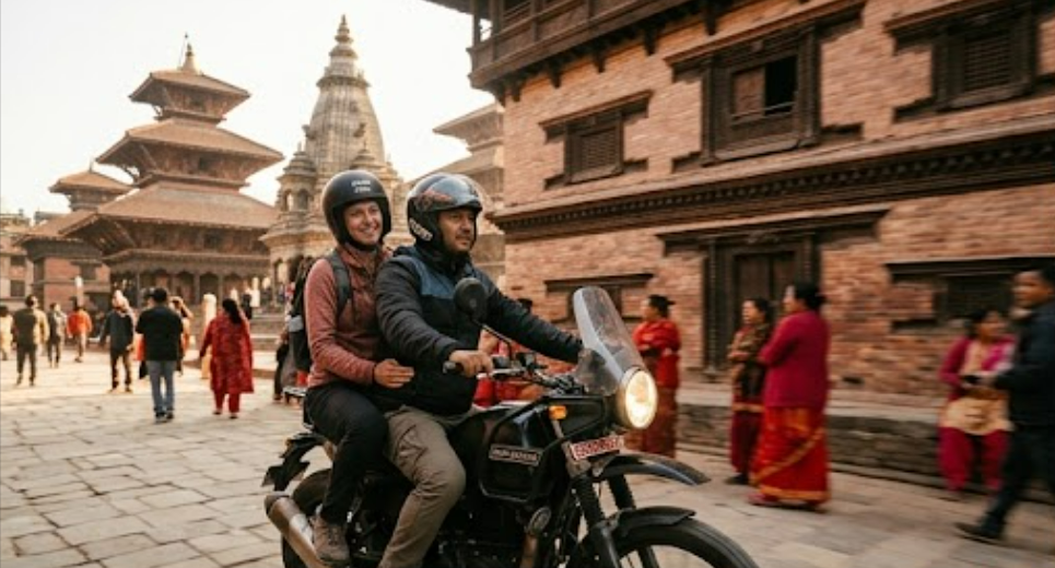 Kathmandu: Private Motorbike Tour Tailored to Your Interests