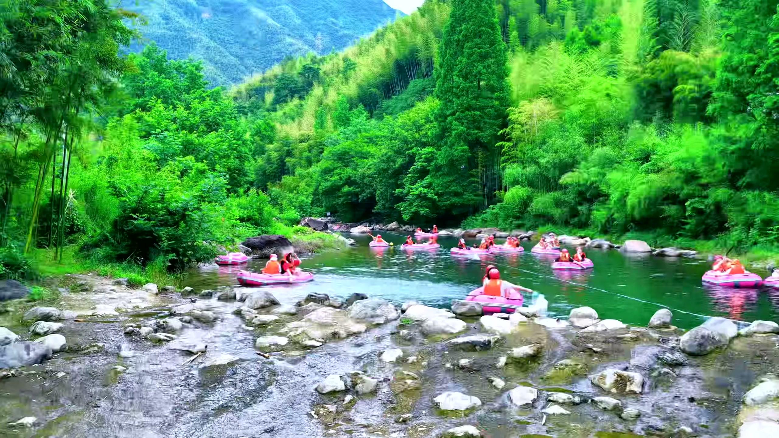 Wuxi: Anji Stream Splashing & River Rafting Private Day Trip 3