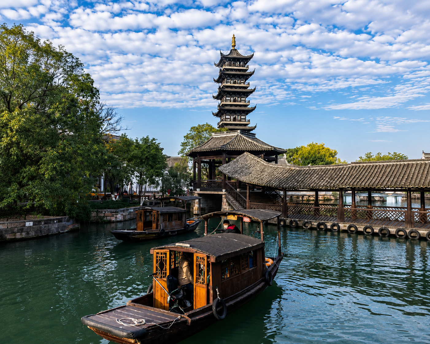 From Shanghai: 2-Day Hangzhou & Wuzhen Water Town Tour 2
