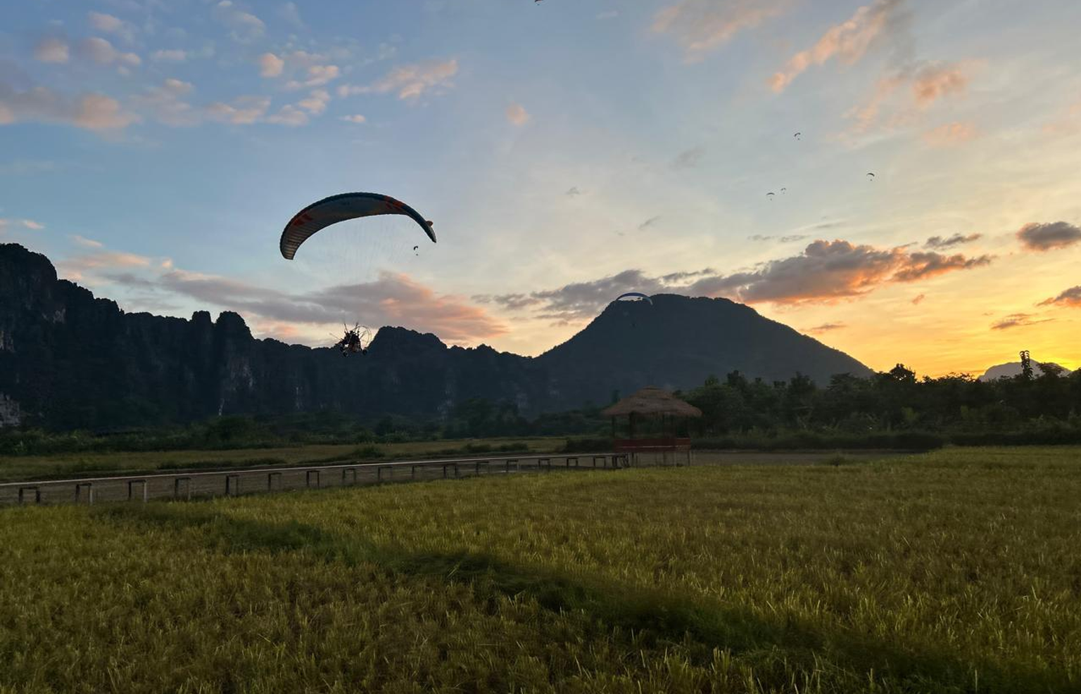 Vang Vieng: Paramotor Experience with Hotel Pickup 3
