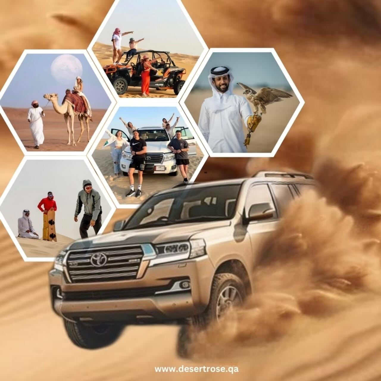 Desert Safari, Dunes Ride, Sand Boarding & Inland Sea Tour