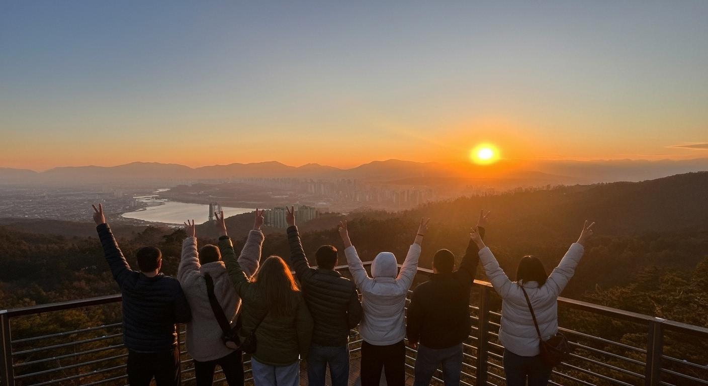 Seoul Sunrise & Sunset Hike + Temple & K-Food Adventure 2