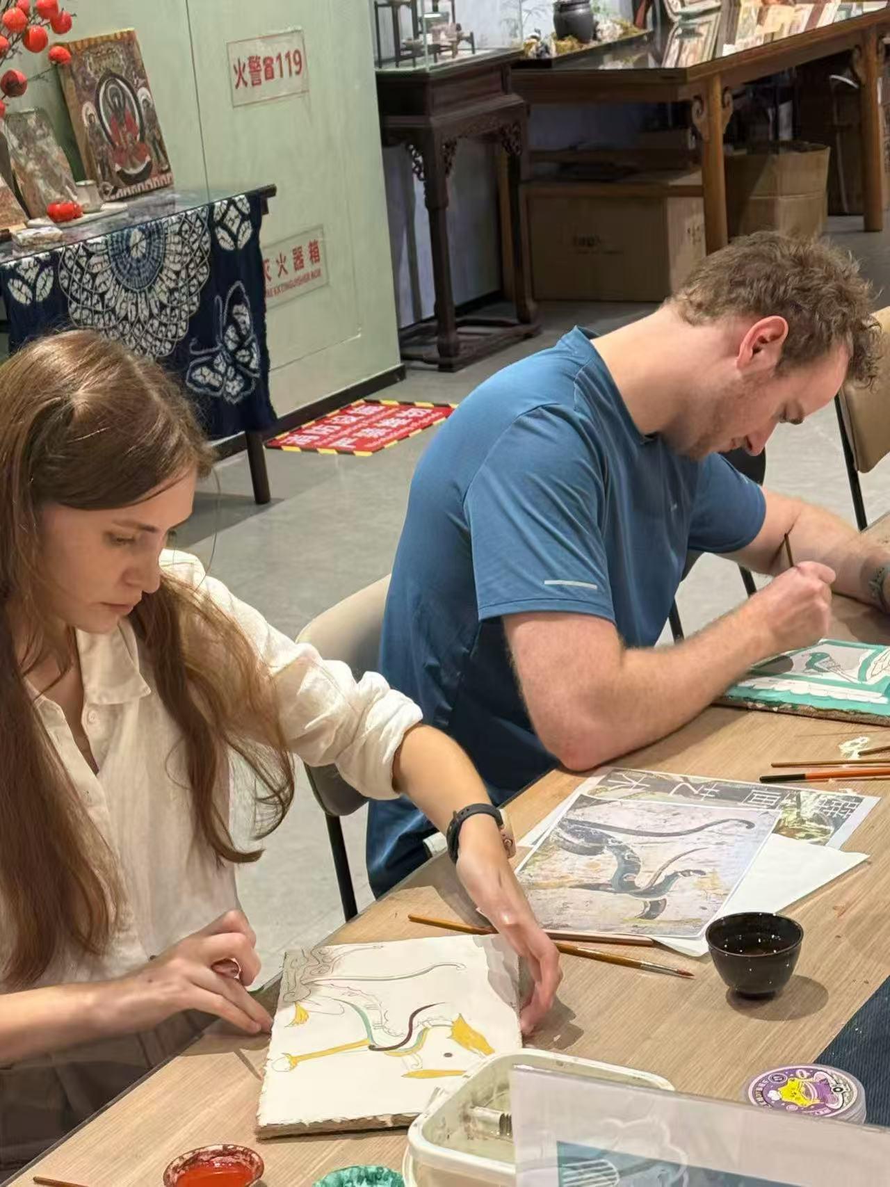 Shanghai: Ancient Dunhuang Cave Mural Painting Workshop 2