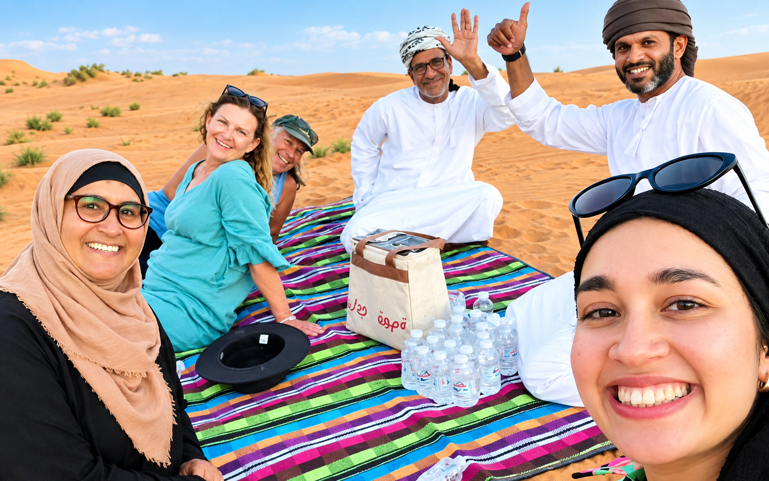 From Muscat: Shared Wahiba Desert, Wadi & Cave Tour 2