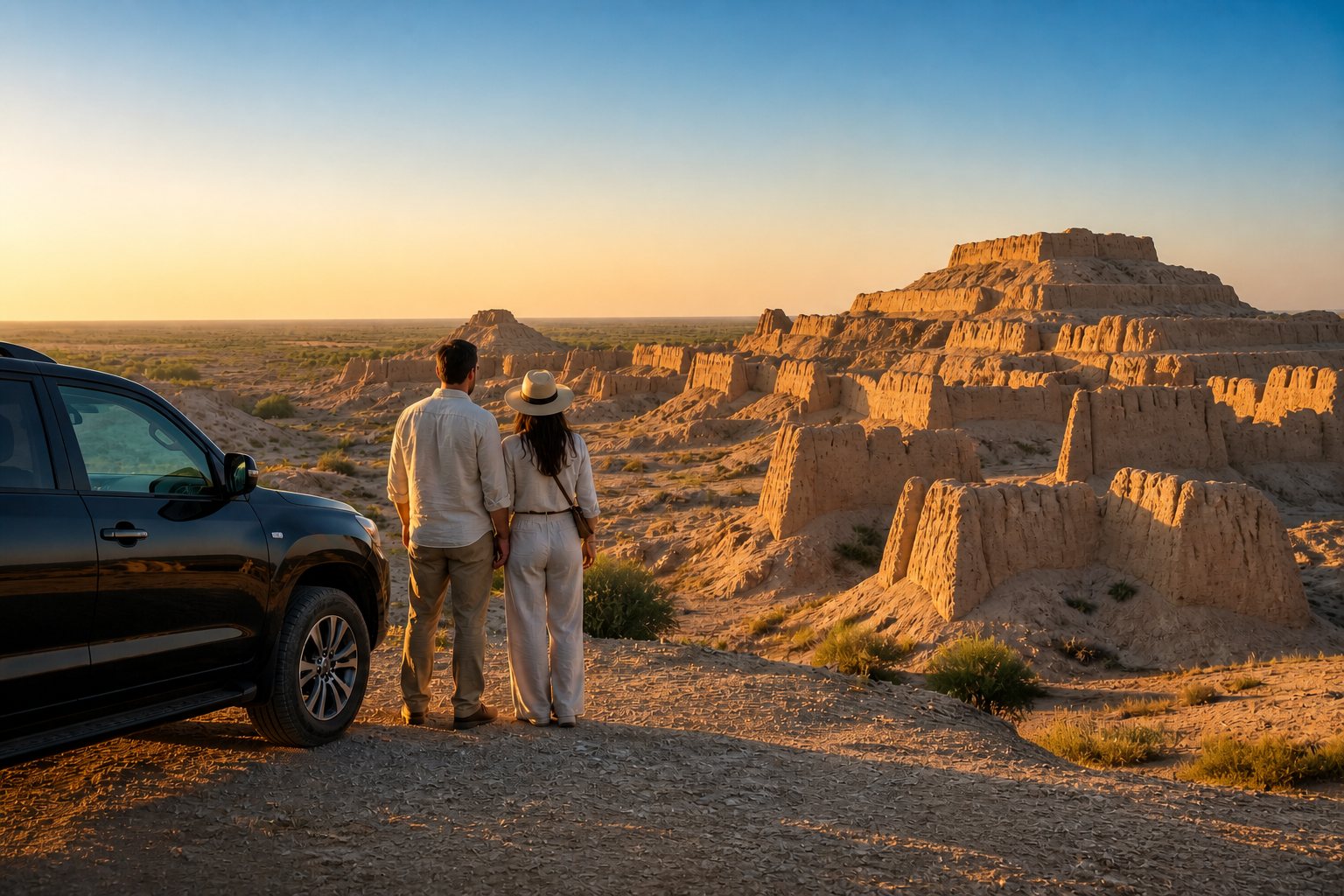 Private Bukhara-Khiva Transfer via Desert Fortresses 2