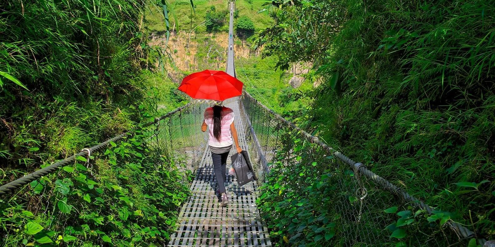 Seti George and Thrilling Suspension Bridge Tour at Pokhara