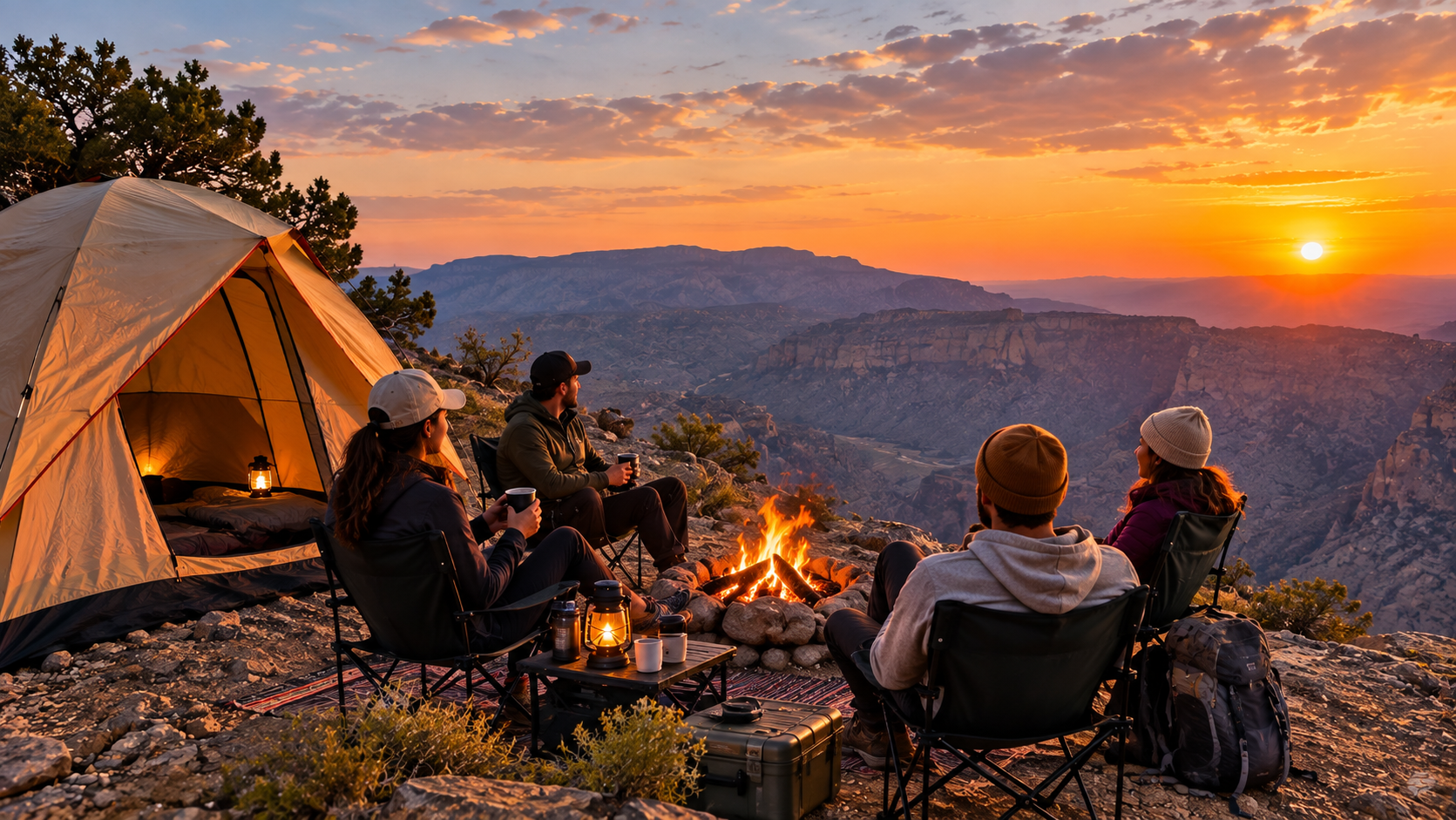 Overnight Camping at Jebel Shams (2 Days 1 Night)