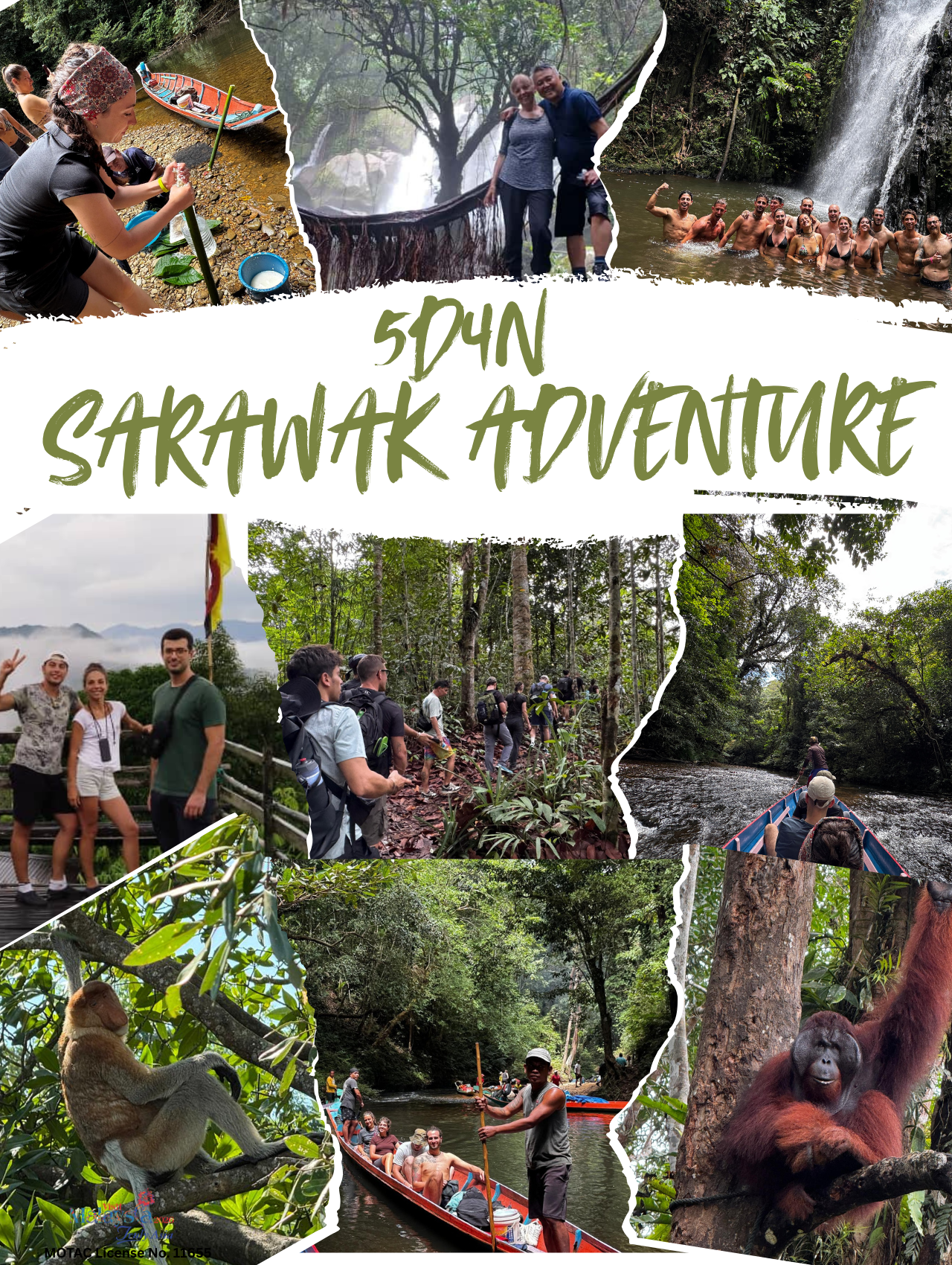 5D4N Sarawak Adventure: Bako, Permai, Bengoh & Batang Ai