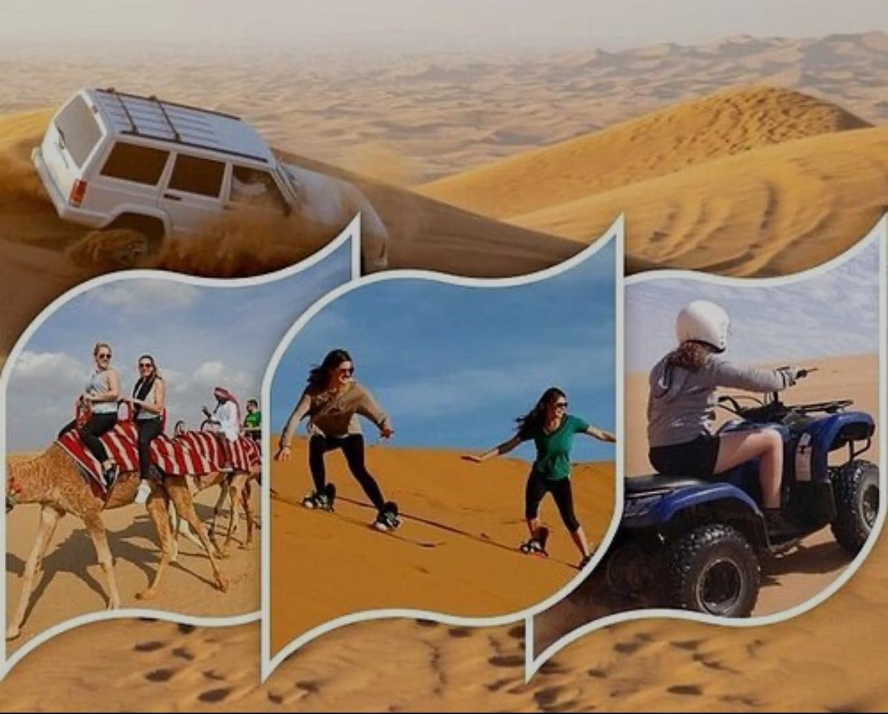 Doha:Half Day Desert Safari, Camel Ride, and Quad bike 2